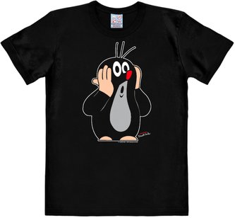 Pánské tričko Krteček: Oh Oh! (3XL) černá bavlna