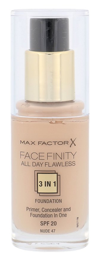 Max Factor Facefinity Makeup 3 in 1 30 ml 47 Nude SPF20 pro ženy
