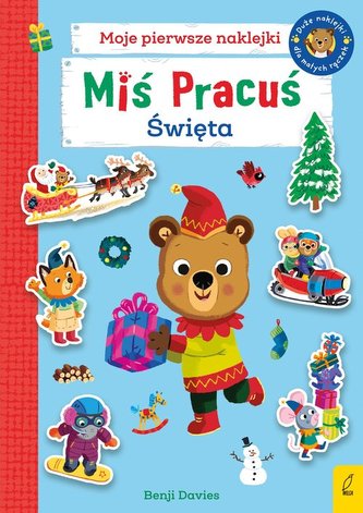 Miś Pracuś Święta Książka z naklejkami