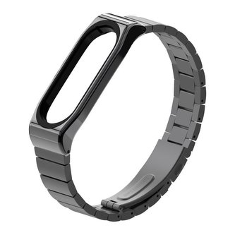 Náhradní náramek Xiaomi Mi Band 5/6 - Steelband Černý