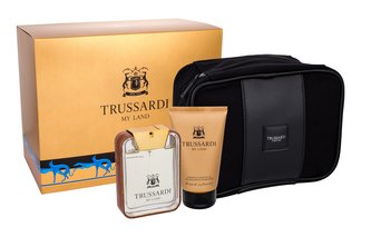Trussardi My Land toaletní voda 100 ml + sprchový gel 100 ml + kosmetická taška