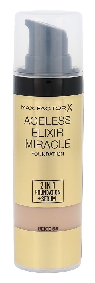 Max Factor Ageless Elixir Makeup 2in1 Foundation + Serum 30 ml 55 Beige SPF15 pro ženy