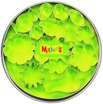 Sada kovových vykrajovátek Květiny, 15ks