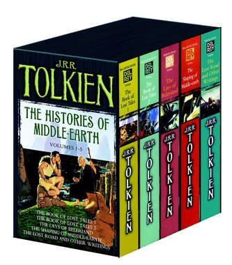 The History of Middle-Earth 5-Book Boxed Set: The Book of Lost Tales 1, the Book of Lost Tales 2, the Lays of Beleriand, the Sha