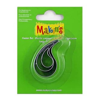 Sada kovových vykrajovátek 3ks KAPKY