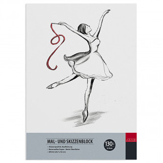 AMI skicák A3 50 listů lepený 130 g/m2