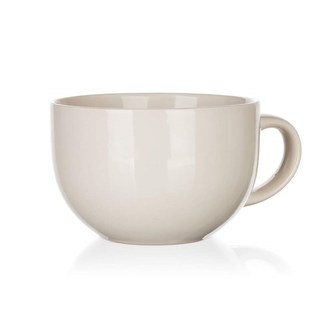 Hrnek keramika 800ml  JUMBO NATURAL Ivory