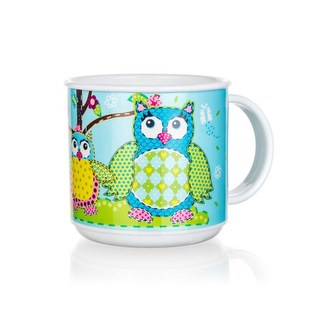 Hrnek plast 200ml  OWLS