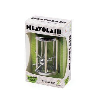 Kovový hlavolam - Ježek v kleci