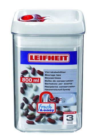 LEIFHEIT Dóza na potraviny FRESH & EASY  hranatá 800 ml