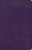 CSB Thinline Bible, Plum Leathertouch