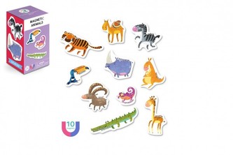 Magnetická hra Zvířátka 10ks v krabičce 7x12x7cm
