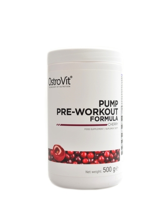 Ostrovit - Pump preworkout formula 500 g - pomeranč