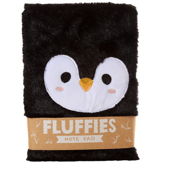 Chlupatý zápisník Cutiemals Fluffies Tučňák