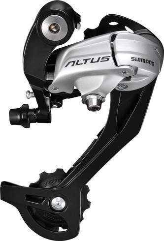 měnič MTB 9k Shimano Altus M370 stříbrný originální balení