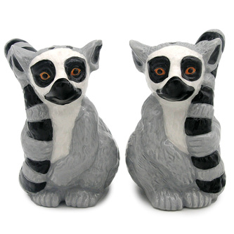 Keramická sada slánka a pepřenka - Lemur