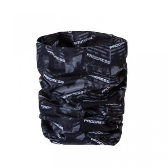 šátek roura Progress TUBE UNI černo/šedá camo