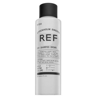 REF Dry Shampoo Brown N°204 suchý šampon pro tmavé vlasy 200 ml