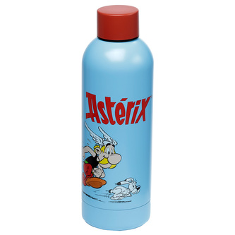 Nerezová termoláhev 530ml-Asterix a Obelix - modrá