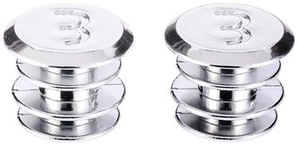 zátky řidítek BBB BHT-90 EndCaps stříbrné
