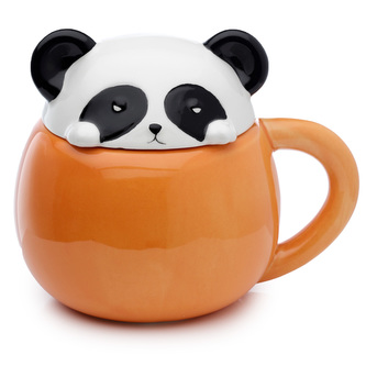 Keramický hrnek s víčkem Adoramals Panda