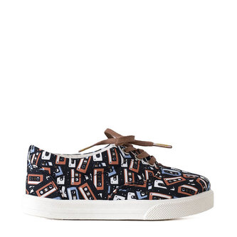 Oldcom Tenisky TAYLOR Retro Teen Velikost: 32, Barva: Černá