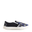 Oldcom Slip-On BOSTON Romb Teen Velikost: 32, Barva: Černá