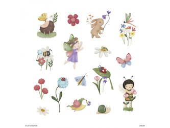 Dětské tetování Rosa & Friends