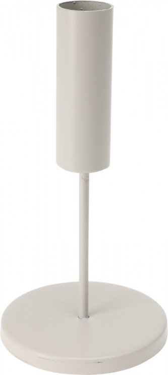 Kovový svícen pískový 15,7x8 cm