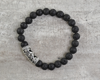 Náramek lávový kámen - Ornament