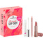 Essence The Nude rtěnka Hydrating Nude Lipstick 3,5 g 302 Heavenly + tužka na rty Soft & Precise Lip Pencil 0,78 g 302 Heavenly + lesk na rty What The Fake! Plumping Lip Filler 4,2 ml 01 Oh My Plump!