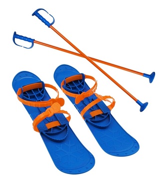 Lyže dětské SULOV® BIG FOOT, světle modré