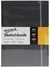 Mont Marte skicovací blok v pevné vazbě, bílý papír 110g/m2, A4, č.0090, 80 listů