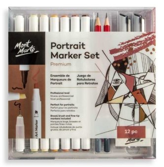 Mont Marte sada fixů pro portrétní kresbu, č.0043, 12 ks, PP obal