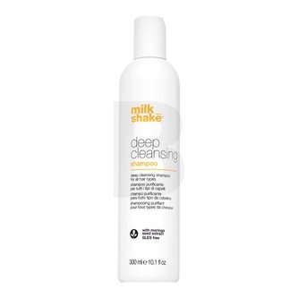 Vlasová kosmetika  v naší nabídce nese jména těch nejslavnějších kadeřnických značek. Šampony značky Milk_Shake z kolekce Deep Cleansing byly vytvořeny pro všechny typy vlasů speciálně pro ženy. Tento kadeřnický zázrak má objem 300 ml.