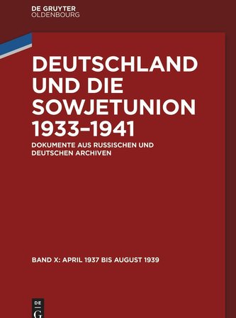 April 1937 bis August 1939