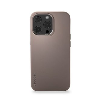 Decoded Silicone BackCover, dark taupe - iPhone 13 Pro Max