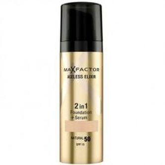 Max Factor Ageless Elixir Makeup 2in1 Foundation + Serum 30 ml 45 Warm Almond SPF15 pro ženy