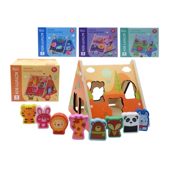 Drevená vkladačka  - pyramída