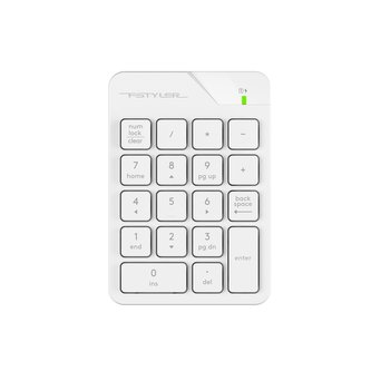 A4tech FSTYLER bezdrátová numerická klávesnice, bílá