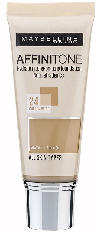 Maybelline Affinitone Makeup 30 ml 24 Golden Beige pre ženy
