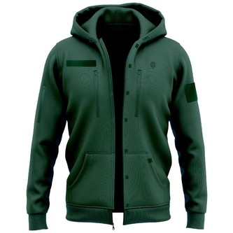 Mikina World of Tanks na zip Patches zelená XL