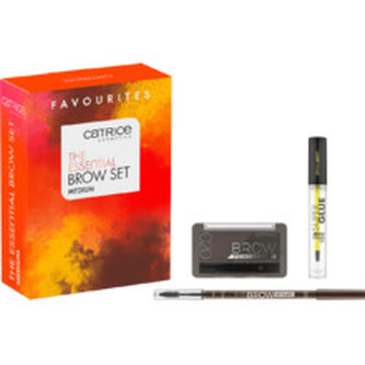 Catrice The Essential tužka na obočí Eye Brow Stylist 1,6 g 030 Brow-N-Eyed Peas + pudr na obočí Brow Powder Waterproof 4 g 020 Ash Brown + gel na obočí Super Glue Brow Styling Gel 4 ml 010 Ultra Hold