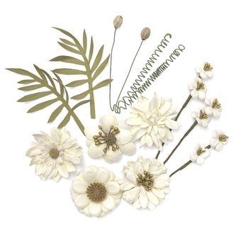 Kwiaty papierowe 12szt