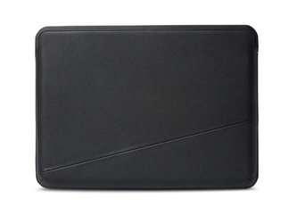 Decoded Leather Frame Sleeve, black -  Macbook 16" 2021