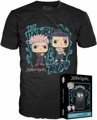 Funko Triko Boxed Tee: Jujutsu Kaisen - Yuji & Aoi (velikost M)