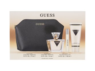 GUESS Seductive toaletní voda 75 ml + tělové mléko 100 ml + toaletní voda 15 ml + kosmetická taštička