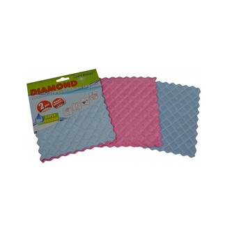 Houbová mikroutěrka Diamond 19 x 17 cm - 2  ks