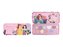 Lip Smacker Disney Princess třpytivý lesk na rty 2 x 1,2 g + lesk na rty 0,6 g + rozjasňující krém 6 x 1,8 g + aplikátor 2 ks + plechová krabička