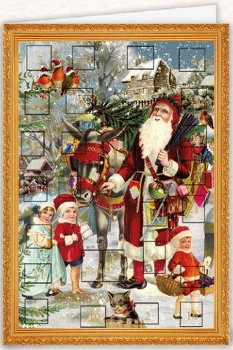 QUIRE PUBLISHING Přání adventní kalendář WF450 QP  - vánoční